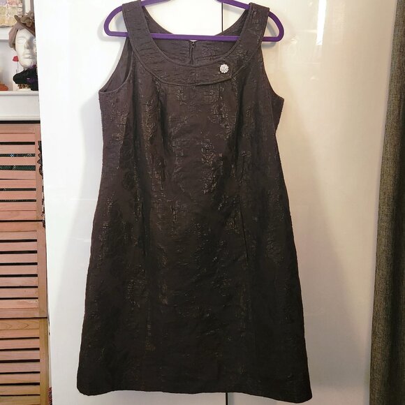 Brocade Sheath Dress Formal Audrey Hepburn Breakfast at Tiffany's - Picture 1 of 6